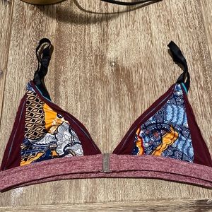 Bia Boro Organic Bralette front latching
